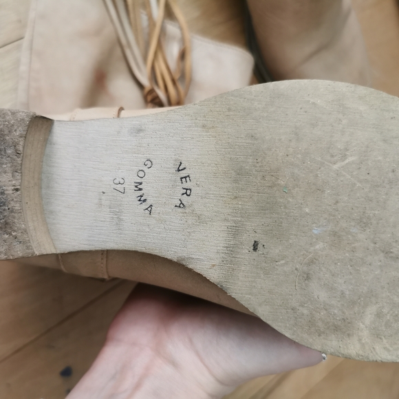 Tan Leather Ankle Boots - Picture 6 of 6